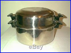 Nice Chefs Ware Towncraft T304 Stainless Steel 6 Qt Stock Pot & High Domed LID