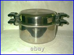 Nice High Quality Lustre Craft West Bend 8 Qt Stock Pot With Serving LID 53095