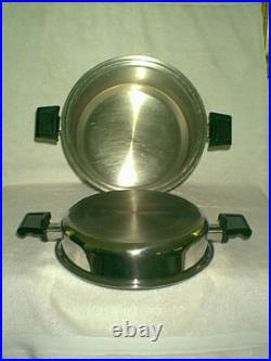 Nice High Quality Lustre Craft West Bend 8 Qt Stock Pot With Serving LID 53095