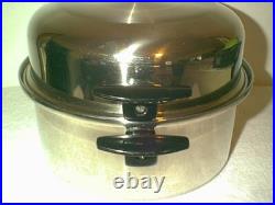 Nice New Chefs Ware Towncraft Stock Pot & Domed LID Multi Core T304 Stainless Nice New Chefs Ware Towncraft Stock Pot & Domed LID Multi Core T304 Stainless