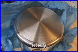 Nice New / NOS Vintage Revere Ware Stainless Steel Stock Pot 10 Qt. Model 2030