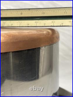 Nils Johan Traktor Grytan Sweden 5L Stock Pot Pan Stainless 18-0 Vintage MCM