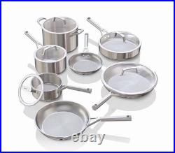 Ninja EverCladT Commercial-Grade Stainless Steel Cookware 12-Piece Set