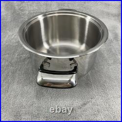 Nutri Stahl Nutri Thermic Stock Pot 3.5 qt Stainless Steel With Lid