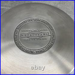 Nutri Stahl Nutri Thermic Stock Pot 3.5 qt Stainless Steel With Lid