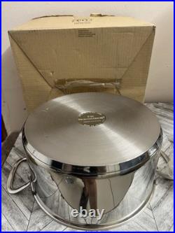 Olla Asadora 9 Qt Princess House, Stainless Steel Heritage/ Not Original Box