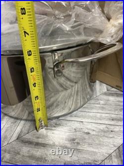 Olla Asadora 9 Qt Princess House, Stainless Steel Heritage/ Not Original Box