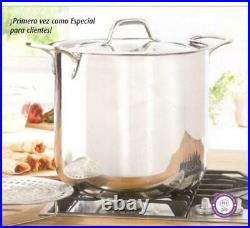 PRINCESS HOUSE STAINLESS STEEL 40 qts STOCKPOT WithSTEAMING RACK NEW