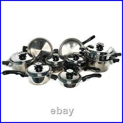PRO-HEALTH ULTRA Stainless Steel Magnetic Induction 18-Piece Pots & Pans