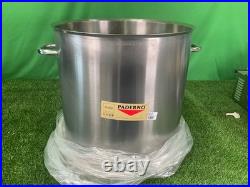 Paderno 103 1/2 qt Stainless Steel Stock Pot Made in Italy 1282 1F
