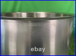 Paderno 103 1/2 qt Stainless Steel Stock Pot Made in Italy 1282 1F