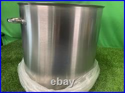 Paderno 103 1/2 qt Stainless Steel Stock Pot Made in Italy 1282 1F
