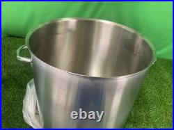 Paderno 103 1/2 qt Stainless Steel Stock Pot Made in Italy 1282 1F