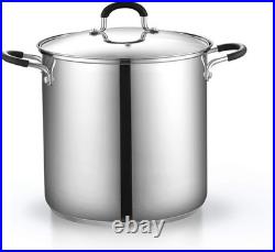 Pasta Pot 12 Quart Steamer Set Stainless Steel Pasta Cooker Multipots