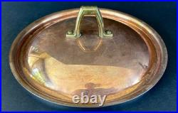 Paul Revere Ware Double Boiler Copper Stainless Pot 1.5 QT With Ceramic Insert