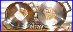 Paul Revere Ware Double Boiler USA Solid Copper Pot Signature Ed 2 Qt Pan Buffet
