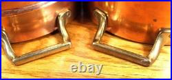 Paul Revere Ware Double Boiler USA Solid Copper Pot Signature Ed 2 Qt Pan Buffet