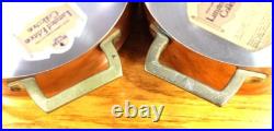 Paul Revere Ware Double Boiler USA Solid Copper Pot Signature Ed 2 Qt Pan Buffet