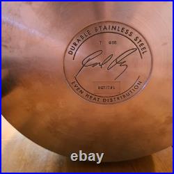 Paul Revere Ware Double Boiler USA Solid SS Pot Signature Ed 8 Qt Pan Buffet
