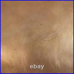 Paul Revere Ware USA Solid Copper Pot 4 QT Signature Edition Large Buffet Pan