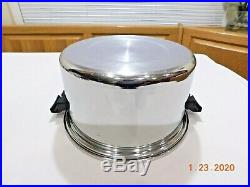 Permanent Deluxe 8 Qt Stock Pot Waterless Stainless Cookware Solar Sturges