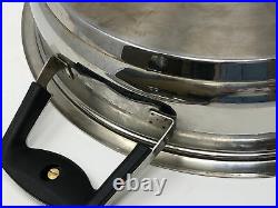 Platinum Professional Cooking System Titanium T304 Stainless Wide Shallow Pan AL