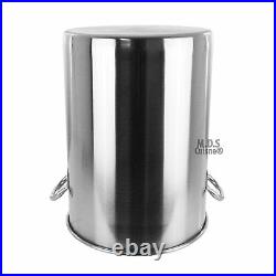 Pot Stainless Steel 42 Quart with Strainer Basket StockPot Commercial Fryer Pot