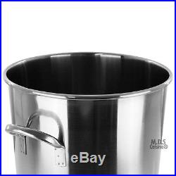 Pot Stainless Steel 53 Quart with Strainer Basket StockPot Commercial Fryer Pot