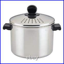 Pot Stainless Steel 8 Quart with Lid Farberware Classic Series 70755