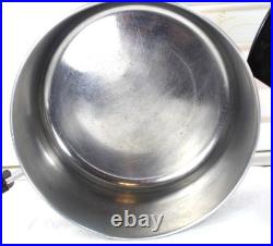Pre-1968 Revere Ware 4 QT Steamer Insert Sauce Pot Oven Copper Bottom Pan Clean