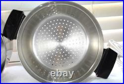 Pre-1968 Revere Ware 4 QT Steamer Insert Sauce Pot Oven Copper Bottom Pan Clean