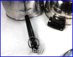 Pre-1968 Revere Ware 4 QT Steamer Insert Sauce Pot Oven Copper Bottom Pan Clean