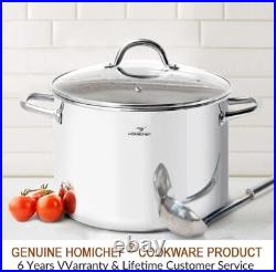 Premium 12 Quart Polished Stainless Steel Stock Pot Healthy Cooking Essential
