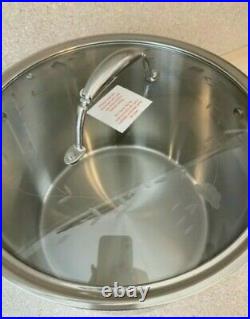 Princess Heritage Tri-Ply Stainless Steel 20-Qt. Stockpot Pot #5746 New In Box