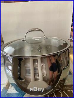 Princess Heritage Tri-ply 22 Qt. Stainless Steel Stockpot