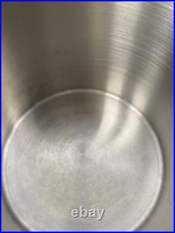 Princess House 20 Qt Stainless Steel Stock Pot / Pasta Pot with Etched Lid