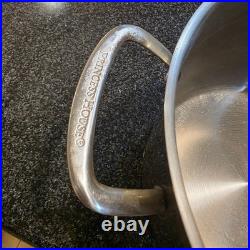 Princess House 8 Quart Stock Pot Stainless Steel Induction Ready Cookware