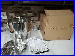 Princess House HERITAGE Stainless Steel 20-Qt. Stockpot & Steaming (6653)