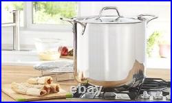 Princess House Heritage Stainless Classic 25-Qt. Stockpot with Steaming Rack 5840