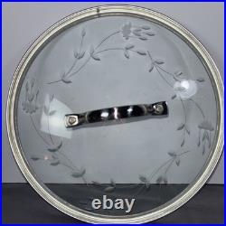 Princess House Heritage Tri-Ply 18/10 Stainless 4 qt Pot with Etched Glass Lid