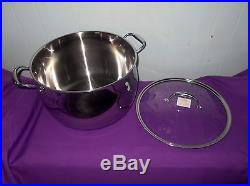 Princess House Heritage Tri-Ply Stainless Steel 22-Qt. Stockpot #5701 NEW IN BOX