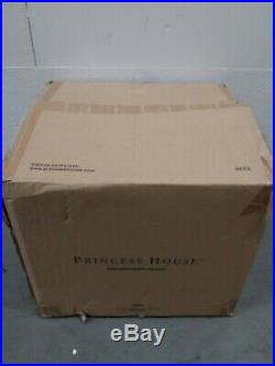 Princess House Stainless Steel 20 Qt. Stock Pot with steaming rack NIB # 6653 NEW