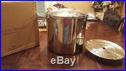 Princess House Stainless Steel Classic 20-Qt. Stockpot & Steaming Rack (6653)