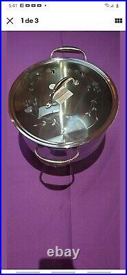 Princess House Stainless Steel Classic 60-Qt pot