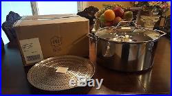 Princess House Stainless Steel Culinario 15-Qt. Stockpot & Steaming Rack (5697)