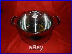 Princess House Stainless Steel Tri-Ply 22-Qt. Stockpot New