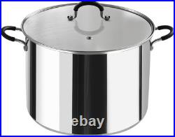 Professional 20 Quart Sauce Pot with Aluminum Core