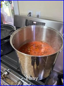 Professional Grade Stainless Steel Canning Pot 20 Qt//