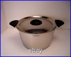 Q-Linair Classic Cookware STAINLESS STEEL STOCKPOT 10 1/4/ 6 QT MADE IN BELGIUM