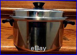 Quality Amway Queen Stainless Stock Pot Mint 5 Qt With Lid! Multi-ply 18/8